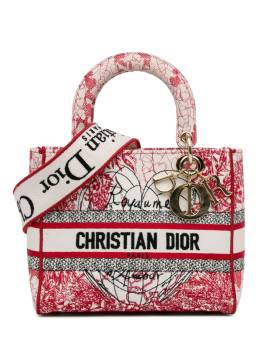 Christian Dior Pre-Owned 2021 mittelgroße Royale d'Amour Lady D-Lite Satchel-Tasche - Rot von Christian Dior