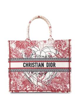 Christian Dior Pre-Owned 2021 Pre-Owned Dior Large D-Royaume d'Amour Embroidered Book tote bag - Rot von Christian Dior