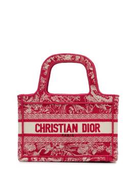 Christian Dior Pre-Owned 2021 Mini Embroidered Book tote bag - Rot von Christian Dior