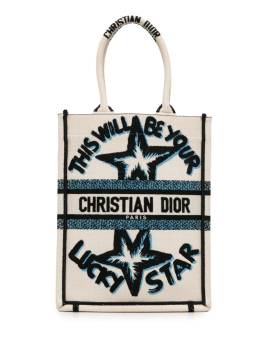 Christian Dior Pre-Owned 2021 Vertical Lucky Star Book Handtasche - Weiß von Christian Dior