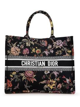 Christian Dior Pre-Owned 2022 große Book Tote Bag aus Canvas mit Stickerei - Schwarz von Christian Dior