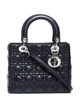 Christian Dior Pre-Owned Pre-owned mittelgroße Cannage Lady Dior Handtasche - Schwarz von Christian Dior