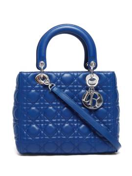 Christian Dior Pre-Owned Mittelgroße Lady Dior Tasche - Blau von Christian Dior