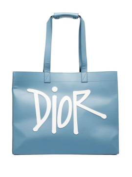 Christian Dior Pre-Owned x Stüssy pre-owned Handtasche mit Logo - Blau von Christian Dior