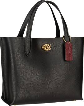 COACH Willow C8869 Polished Pebble  in Schwarz (6.2 Liter), Handtasche von Coach