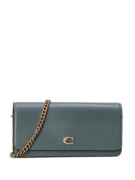 Coach Evie wallet on chain - Blau von Coach