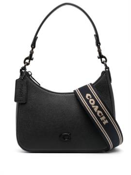 Coach Schultertasche mit Logo-Riemen - Schwarz von Coach