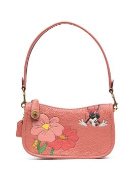 Coach Schultertasche mit grafischem Print - Rosa von Coach