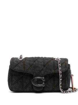 Coach Tabby 20 Schultertasche aus Denim - Schwarz von Coach