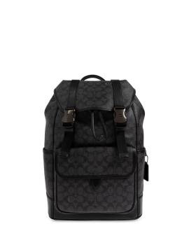 Coach Rucksack mit Logo-Print - Grau von Coach