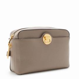 Coccinelle Crossbody Bags - Coccinelle Liya Taupe Leather Crossbody Bag E1MD01 - Gr. unisize - in Beige - für Damen von Coccinelle