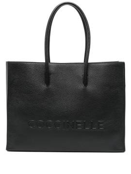 Coccinelle Mittelgroße Myrtha Maxi Logo Tote Bag - Schwarz von Coccinelle