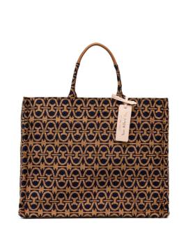 Coccinelle large Never Without Jacquard tote bag - Schwarz von Coccinelle