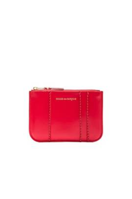 COMME des GARCONS TASCHE RAISED SPIKE SMALL in Rot - Red. Size all. von COMME des GARCONS