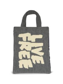 Comme Des Garçons Shirt Live Free Tote Bag - Grau von Comme des Garcons