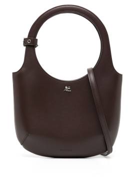 Courrèges Holy Handtasche aus Leder - Braun von Courrèges