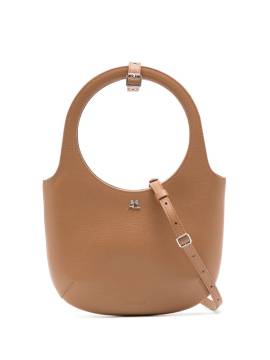 Courrèges Holy Handtasche aus Leder - Braun von Courrèges