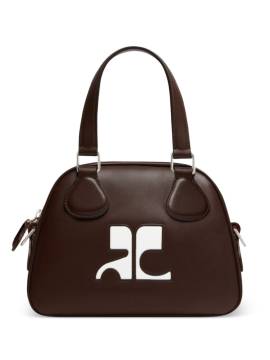 Courrèges Mini Reedition Bowlingtasche - Braun von Courrèges