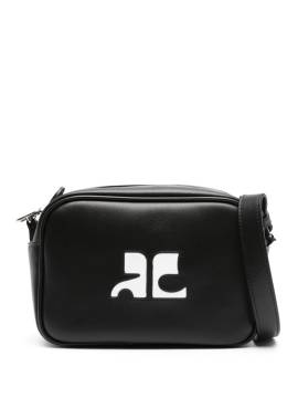 Courrèges Reedition Schultertasche aus Leder - Schwarz von Courrèges