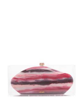 Cult Gaia Annika Clutch im Layering-Look - Rosa von Cult Gaia