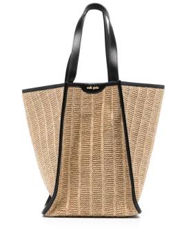 Cult Gaia Sadie Handtasche mit Lederbesatz - Nude von Cult Gaia