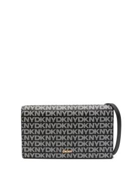 DKNY Clutch mit Logo-Print - Schwarz von DKNY