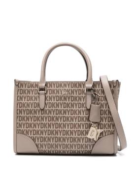 DKNY Mittelgroße Perri Handtasche mit Logo - Braun von DKNY