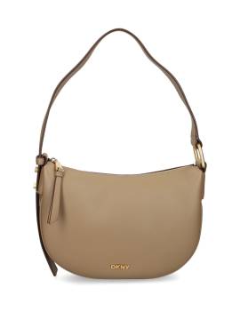 DKNY Schultertasche mit Logo-Schild - Nude von DKNY