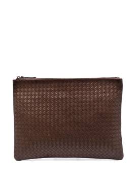 DRAGON DIFFUSION Clutch mit Flechtmuster - Braun von DRAGON DIFFUSION