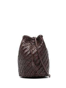 DRAGON DIFFUSION Pompom Double Jump Beuteltasche - Braun von DRAGON DIFFUSION