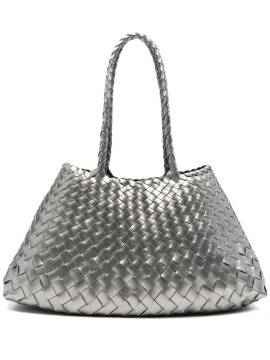 DRAGON DIFFUSION Große Santa Croce Handtasche - Silber von DRAGON DIFFUSION