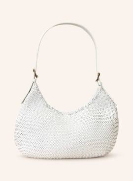 Dragon Diffusion Hobo-Bag Luna Mezza Medium weiss von DRAGON DIFFUSION