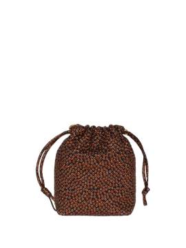 DRIES VAN NOTEN Clutch aus Jacquard - Braun von DRIES VAN NOTEN