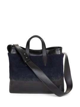 DRIES VAN NOTEN Ledertasche im Layering-Look - Blau von DRIES VAN NOTEN