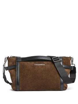 DSQUARED2 Kuriertasche aus Wildleder - Braun von DSQUARED2