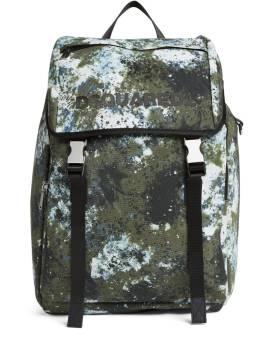 DSQUARED2 Rucksack mit Farbklecks-Print - Grün von DSQUARED2