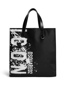 DSQUARED2 Shopper mit Logo-Print - Schwarz von DSQUARED2