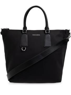 DSQUARED2 Tote Bag mit Logo-Schild - Schwarz von DSQUARED2