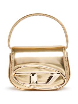 Diesel Kids Mini 1DR Schultertasche im Metallic-Look - Gold von Diesel Kids