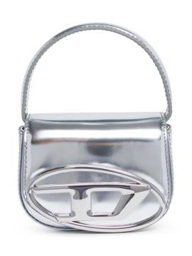 Diesel Kids Mini 1DR Schultertasche im Metallic-Look - Silber von Diesel Kids