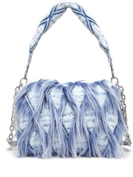 Diesel Mittelgroße Charm-D Schultertasche - Blau von Diesel