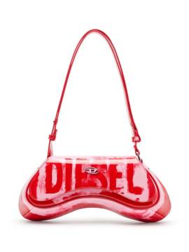 Diesel Play Schultertasche mit Logo-Print - Rosa von Diesel