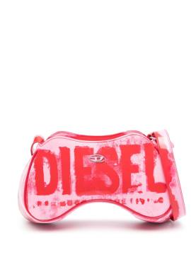 Diesel Play Schultertasche mit Logo-Print - Rosa von Diesel