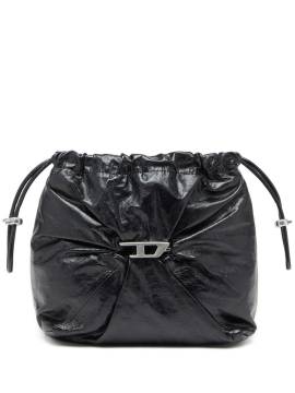 Diesel Scrunch-D Beuteltasche - Schwarz von Diesel