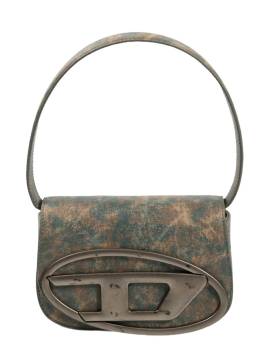 Diesel logo plaque shoulder bag - Blau von Diesel