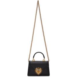 Dolce and Gabbana Black Small Devotion Bag von Dolce and Gabbana