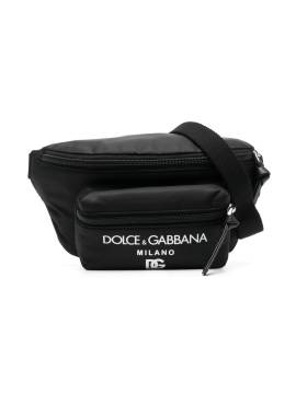 Dolce & Gabbana Kids Gürteltasche mit Logo-Print - Schwarz von Dolce & Gabbana Kids