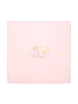 Dolce & Gabbana Kids Jerseydecke mit Logo-Print - Rosa von Dolce & Gabbana Kids