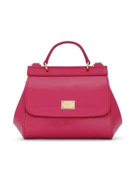 Dolce & Gabbana Kids Mini Sicily Handtasche aus Lackleder - Rosa von Dolce & Gabbana Kids