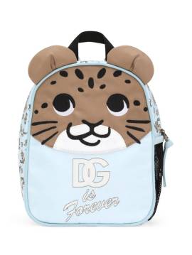 Dolce & Gabbana Kids Rucksack mit Logo-Print - Blau von Dolce & Gabbana Kids